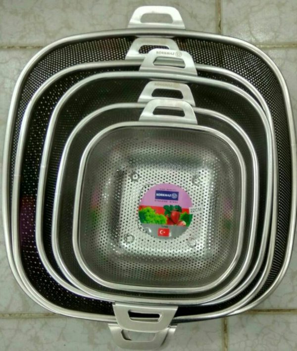 آبکش مربعی 5 پارچه کرکماز