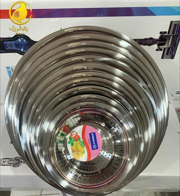 آبکش استیل 11 پارچه مارک کرکماز