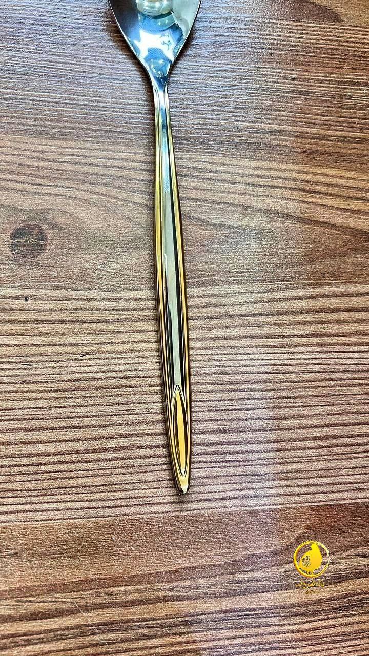 سرویس قاشق و چنگال ۲۴ نفره یونیک نیمه طلایی 6 سرویس قاشق و چنگال ۲۴ نفره یونیک نیمه طلایی - تصویر 6