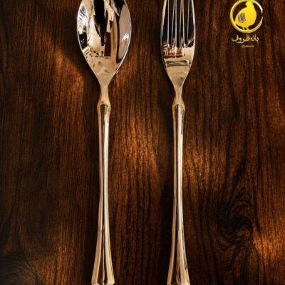 سرویس قاشق و چنگال ۲۴ نفره مدل الماسی